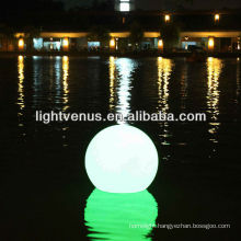 Rechargeable floating waterproof led light ball